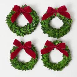 Boxwood Wreath (Set of 4)
