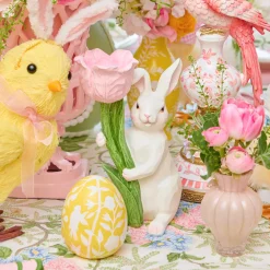 Bunny with Pink Tulip (Pair)