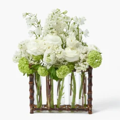 Burnt Bamboo Bud Vase