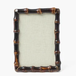 Burnt Bamboo Photo Frames (Set of 2)
