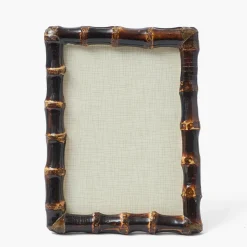 Burnt Bamboo Photo Frames (Set of 2)