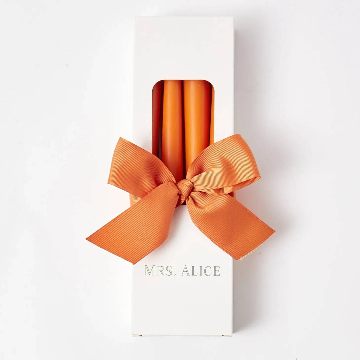 Burnt Orange Candles (Set of 8)