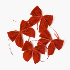 Burnt Orange Napkin Bows (Set of 4)