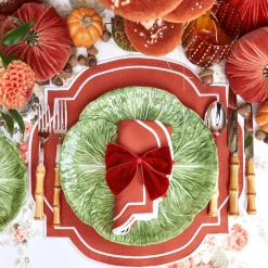 Burnt Orange Napkin Bows (Set of 4)