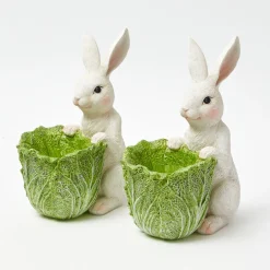 Cabbage Bunny Bowl (Pair)