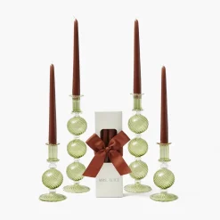 Camille Olive Candle Set (Chocolate)