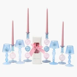 Camille Pink & Blue Candlescape