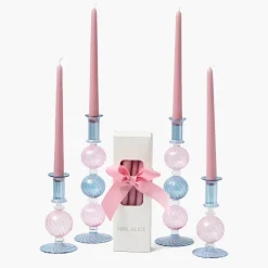 Camille Pink & Blue Candle Set