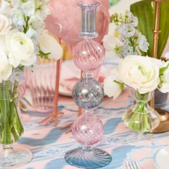 Camille Pink & Blue Candle Set