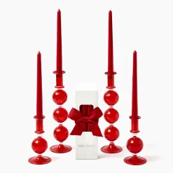 Camille Red Candle Set