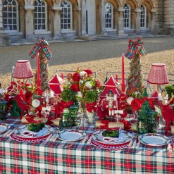 Camille Red Ribboned Candlescape