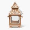 Caramel Chinoiserie Pagoda Lantern