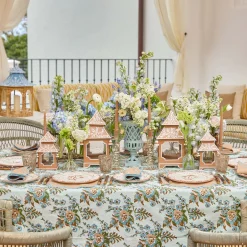 Caramel Chinoiserie Pagoda Lantern