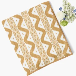 Caramel Ikat Tablecloth