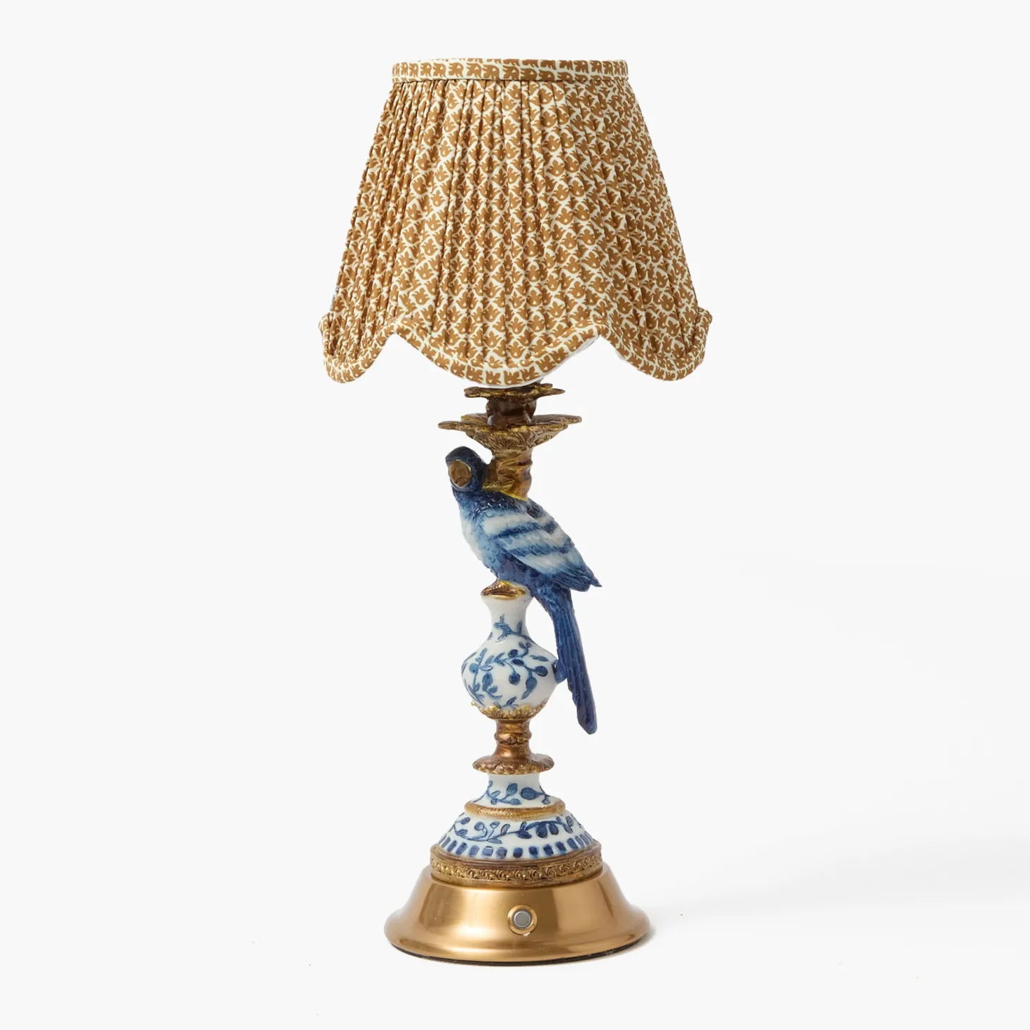 Caramel Lotus Deep Scalloped Lampshade (18cm)