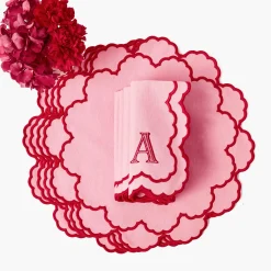 Carolina Pink Placemats & Napkins (Set of 4)