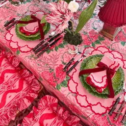 Carolina Pink Placemats & Napkins (Set of 4)