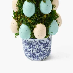 Chinoiserie Potted Easter Egg Tree (Pair)