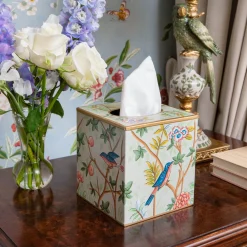 Chinoiserie Tole Tissue Box