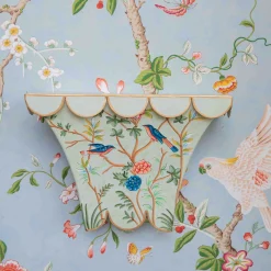 Chinoiserie Tole Wall Sconce