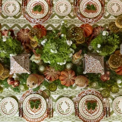 Chocolate Bow Laurel Placemats (Set of 4)