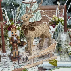 Chocolate Brown & Gold Nutcracker (Pair)