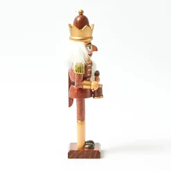 Chocolate Brown & Gold Nutcracker (Pair)