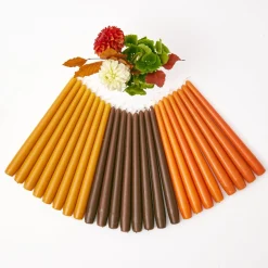 Chocolate Brown Candles (Set of 8)