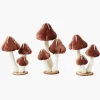 Chocolate Glitter Velvet Mushroom Family