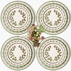 Chocolate Josephine Dinner & Starter Plates (Set of  8)