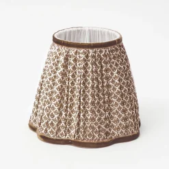 Chocolate Lotus Lampshade (18cm)