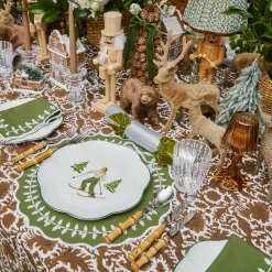 Chocolate Pheasant Tablecloth