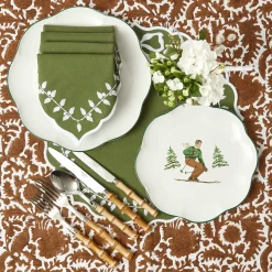 Chocolate Pheasant Tablecloth