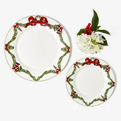 Christmas Garland Dinner Plate