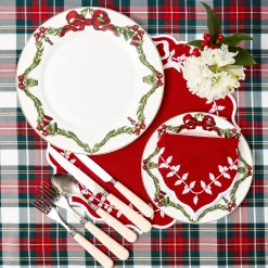 Christmas Garland Dinner Plate