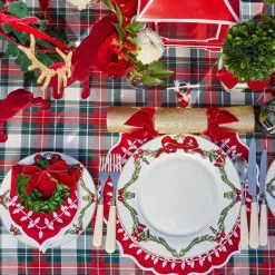 Christmas Garland Dinner Plate
