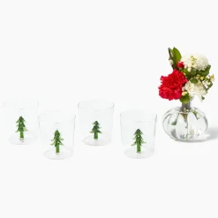 Christmas Tree Glasses (Set of 4)