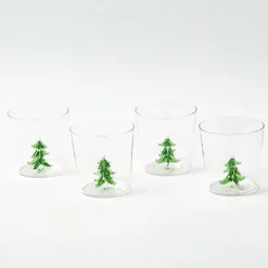 Christmas Tree Glasses (Set of 4)