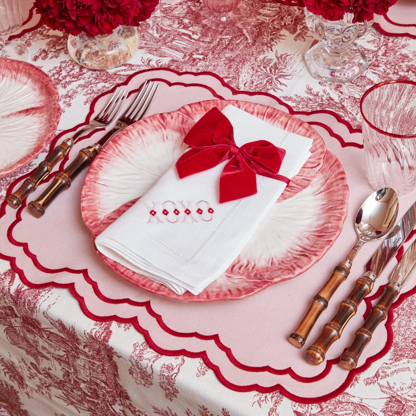 Claudette Toile Tablecloth
