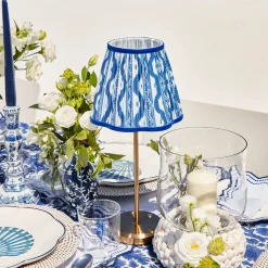 Cobalt Ikat Lampshade (18cm)