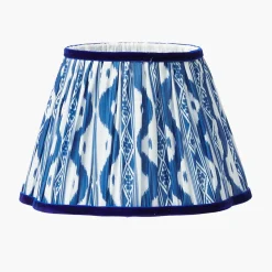 Cobalt Ikat Lampshade (22cm)