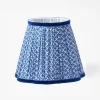 Cobalt Lotus Lampshade (18cm)