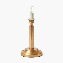 Corinthian Rechargeable Lamp with Green Lotus Shade (22cm)