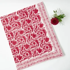 Cranberry Pheasant Tablecloth