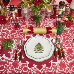 Cranberry Pheasant Tablecloth