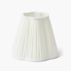 Cream Pleated Lampshade (18cm)