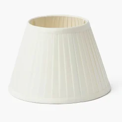 Cream Pleated Lampshade (22cm)