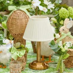 Cream Pleated Lampshade (22cm)