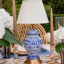 Cream Pleated Lampshade (22cm)