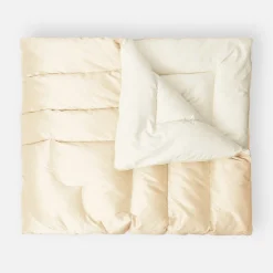 Cream Silk Eiderdown